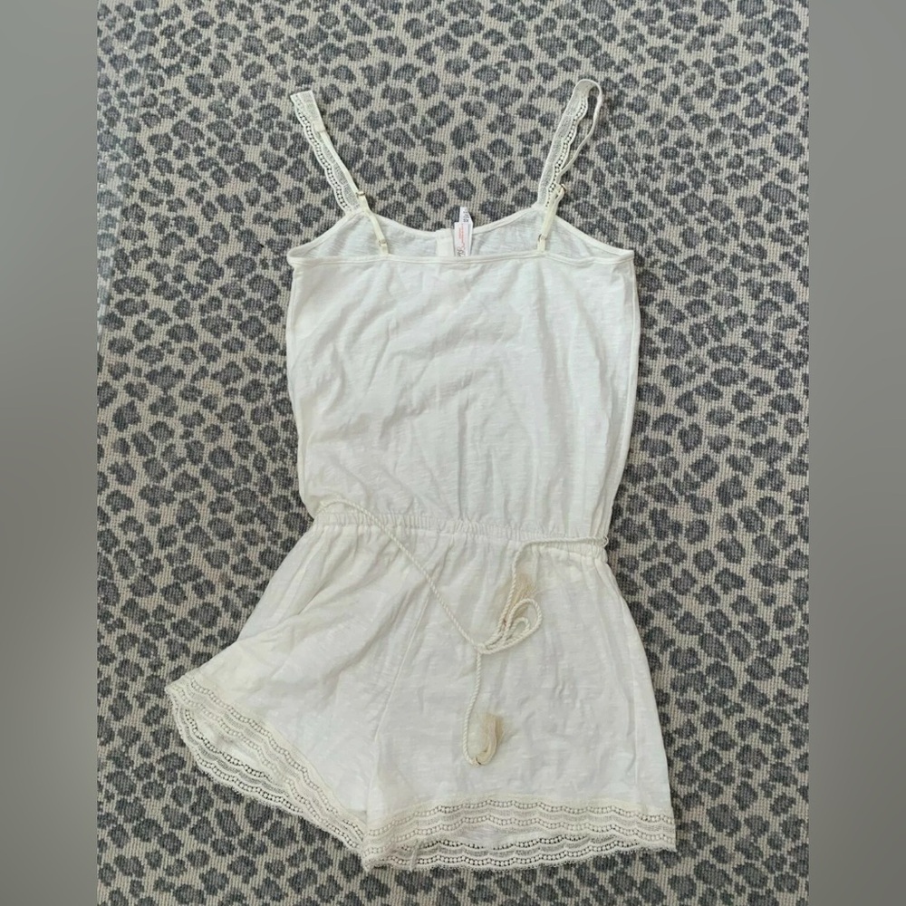 Gilligan & O'Malley Sleepwear Romper White SZ S
